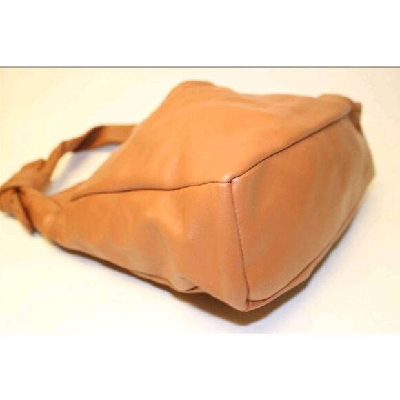 Staud Island Knotted Womens Supple Tan Leather Hobo Satchel Shoulder Bag - Picture 10 of 16